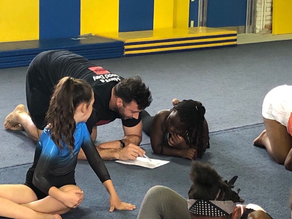 Connor Barwin at Vare Recreation Center in South Philadelphia